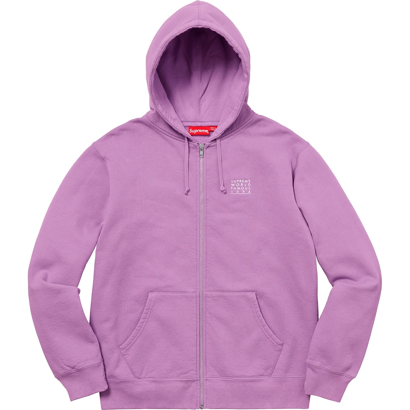 World Famous Zip Up Hooded Sweatshirt view 2